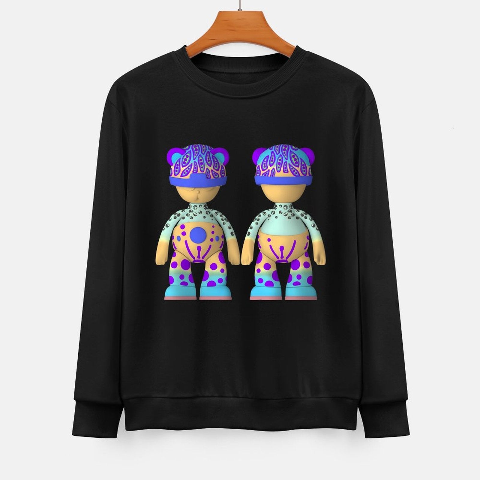 Long Sleeve With Front PatternPrinting Classic Fit